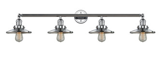 Railroad - 4 Light - 44 inch - Polished Chrome - Adjustable Bath Vanity Light (3442|215-PC-M7)
