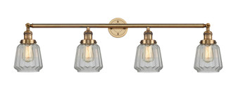 Chatham - 4 Light - 42 inch - Brushed Brass - Adjustable Bath Vanity Light (3442|215-BB-G142-LED)