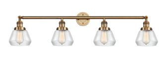 Fulton - 4 Light - 43 inch - Brushed Brass - Adjustable Bath Vanity Light (3442|215-BB-G172-LED)