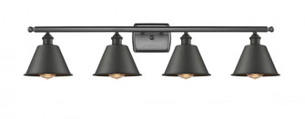 Smithfield - 4 Light - 37 inch - Oil Rubbed Bronze - Bath Vanity Light (3442|516-4W-OB-M8-LED)