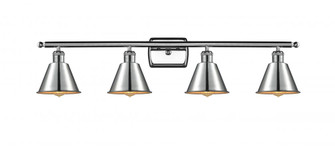 Smithfield - 4 Light - 37 inch - Polished Chrome - Bath Vanity Light (3442|516-4W-PC-M8-LED)