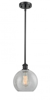Athens - 1 Light - 8 inch - Matte Black - Mini Pendant (3442|516-1S-BK-G125)