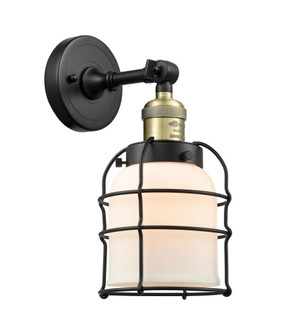 Bell Cage - 1 Light - 6 inch - Black Antique Brass - Semi-Flush Mount (3442|201F-BAB-G51-CE)