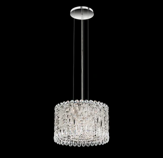 Sarella 8 Light 120V Mini Pendant in Black with Clear Heritage Handcut Crystal (168|RS8345N-51H)