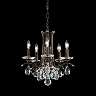 Vesca 5 Light 120V Chandelier in Black with Clear Heritage Handcut Crystal (168|VA8304N-51H)