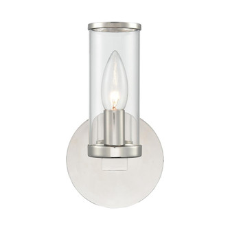 Revolve Clear Glass/Polished Nickel 1 Light Wall/Vanity (7713|WV309001PNCG)