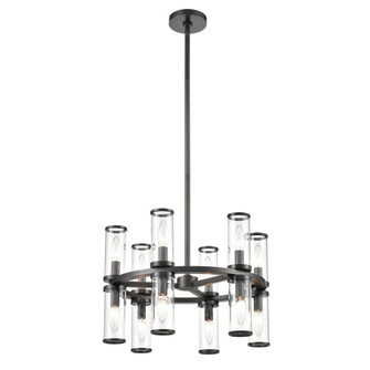 Revolve 19-in Clear Glass/Urban Bronze 12 Light Chandelier (7713|CH309066UBCG)
