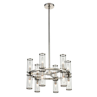 Revolve 19-in Clear Glass/Polished Nickel 12 Light Chandelier (7713|CH309066PNCG)