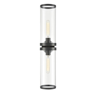 Revolve Ii Clear Glass/Urban Bronze 2 Lights Wall/Vanity (7713|WV311602UBCG)