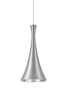Besa, Rondo Cord Pendant For Multiport Canopy, Satin Nickel Finish, 1x9W LED (127|X-RONDO-LED-SN)