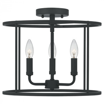 Abner Semi-Flush Mount (26|ABR1714MBK)
