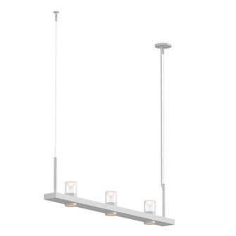 4' Linear LED Pendant with Clear w/Cone Uplight Trim (107|20QWL04B)