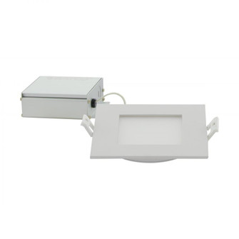10 Watt; LED Direct Wire Downlight; Edge-lit; 4 inch; CCT Selectable; 120 volt; Dimmable; Square; (27|S11829)