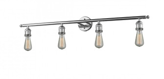 Bare Bulb - 4 Light - 42 inch - Polished Nickel - Adjustable Bath Vanity Light (3442|215-PN-LED)