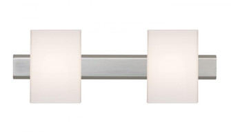 Besa, Tito Vanity, Opal Matte, Satin Nickel Finish, 2x40W G9 (127|2SW-TITO07-SN)