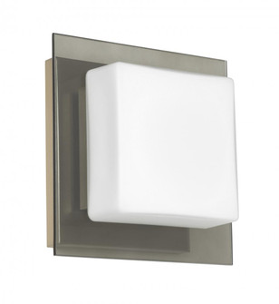 Besa Wall Alex Satin Nickel Opal/Smoke 1x5W LED (127|1WS-7735SM-LED-SN)