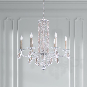 Siena 6 Light 120V Chandelier (No Spikes) in Black with Clear Heritage Handcut Crystal (168|RS83061N-51H)