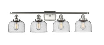 Bell - 4 Light - 38 inch - Brushed Satin Nickel - Bath Vanity Light (3442|916-4W-SN-G74-LED)