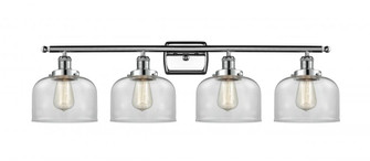 Bell - 4 Light - 38 inch - Polished Chrome - Bath Vanity Light (3442|916-4W-PC-G72)