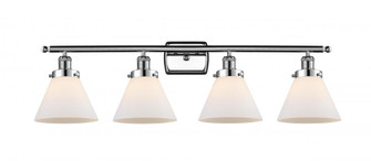 Cone - 4 Light - 38 inch - Polished Chrome - Bath Vanity Light (3442|916-4W-PC-G41)
