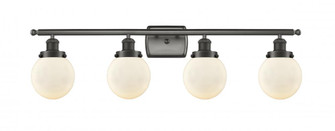 Beacon - 4 Light - 36 inch - Oil Rubbed Bronze - Bath Vanity Light (3442|916-4W-OB-G201-6)