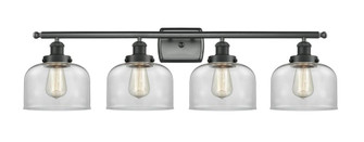 Bell - 4 Light - 38 inch - Matte Black - Bath Vanity Light (3442|916-4W-BK-G72-LED)