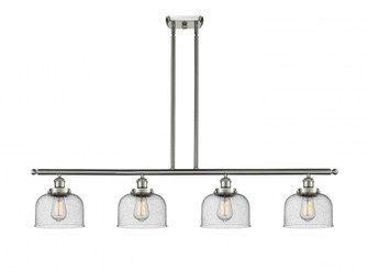 Bell - 4 Light - 48 inch - Brushed Satin Nickel - Stem Hung - Island Light (3442|916-4I-SN-G74)