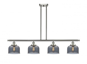 Bell - 4 Light - 48 inch - Brushed Satin Nickel - Stem Hung - Island Light (3442|916-4I-SN-G73-LED)