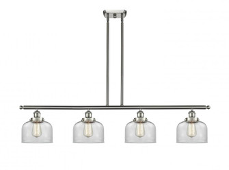 Bell - 4 Light - 48 inch - Brushed Satin Nickel - Stem Hung - Island Light (3442|916-4I-SN-G72)