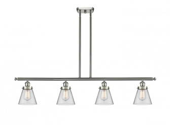 Cone - 4 Light - 48 inch - Brushed Satin Nickel - Stem Hung - Island Light (3442|916-4I-SN-G62)