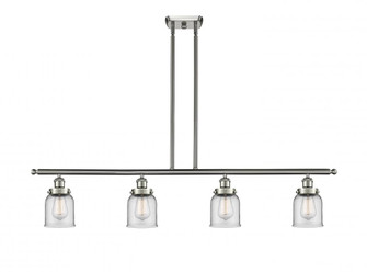 Bell - 4 Light - 48 inch - Brushed Satin Nickel - Stem Hung - Island Light (3442|916-4I-SN-G52-LED)