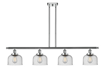 Bell - 4 Light - 48 inch - Polished Chrome - Stem Hung - Island Light (3442|916-4I-PC-G74)