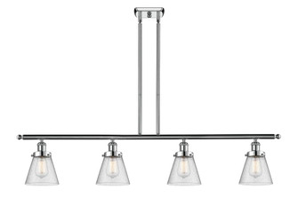 Cone - 4 Light - 48 inch - Polished Chrome - Stem Hung - Island Light (3442|916-4I-PC-G64-LED)