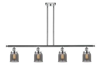 Bell - 4 Light - 48 inch - Polished Chrome - Stem Hung - Island Light (3442|916-4I-PC-G53)