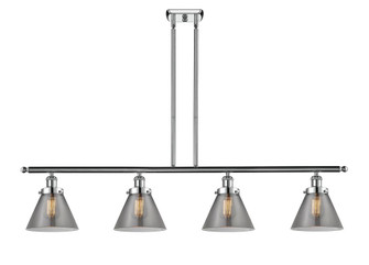Cone - 4 Light - 48 inch - Polished Chrome - Stem Hung - Island Light (3442|916-4I-PC-G43-LED)