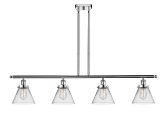 Cone - 4 Light - 48 inch - Polished Chrome - Stem Hung - Island Light (3442|916-4I-PC-G42)