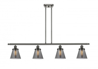 Cone - 4 Light - 48 inch - Oil Rubbed Bronze - Stem Hung - Island Light (3442|916-4I-OB-G63-LED)