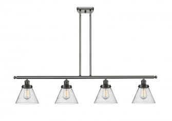 Cone - 4 Light - 48 inch - Oil Rubbed Bronze - Stem Hung - Island Light (3442|916-4I-OB-G44)