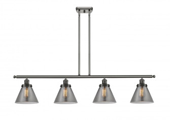 Cone - 4 Light - 48 inch - Oil Rubbed Bronze - Stem Hung - Island Light (3442|916-4I-OB-G43-LED)