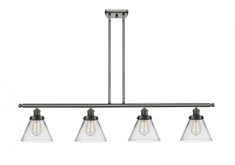 Cone - 4 Light - 48 inch - Oil Rubbed Bronze - Stem Hung - Island Light (3442|916-4I-OB-G42)