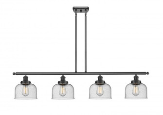 Bell - 4 Light - 48 inch - Matte Black - Stem Hung - Island Light (3442|916-4I-BK-G74)