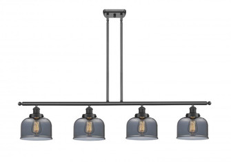 Bell - 4 Light - 48 inch - Matte Black - Stem Hung - Island Light (3442|916-4I-BK-G73)