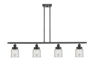 Bell - 4 Light - 48 inch - Matte Black - Stem Hung - Island Light (3442|916-4I-BK-G52-LED)