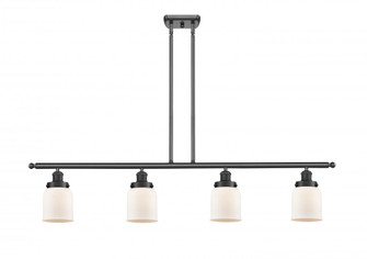 Bell - 4 Light - 48 inch - Matte Black - Stem Hung - Island Light (3442|916-4I-BK-G51-LED)
