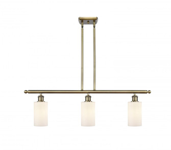 Clymer - 3 Light - 36 inch - Antique Brass - Stem hung - Island Light (3442|516-3I-AB-G801-LED)
