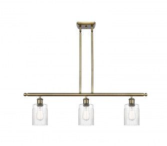 Hadley - 3 Light - 36 inch - Antique Brass - Stem hung - Island Light (3442|516-3I-AB-G342-LED)