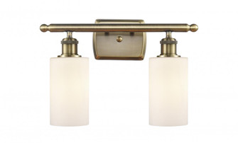 Clymer - 2 Light - 14 inch - Antique Brass - Bath Vanity Light (3442|516-2W-AB-G801-LED)