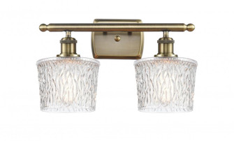 Niagara - 2 Light - 17 inch - Antique Brass - Bath Vanity Light (3442|516-2W-AB-G402-LED)