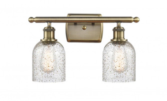 Caledonia - 2 Light - 15 inch - Antique Brass - Bath Vanity Light (3442|516-2W-AB-G259-LED)