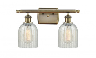 Caledonia - 2 Light - 15 inch - Antique Brass - Bath Vanity Light (3442|516-2W-AB-G2511-LED)